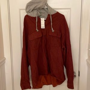 NWT Button up shirt-Hoodie